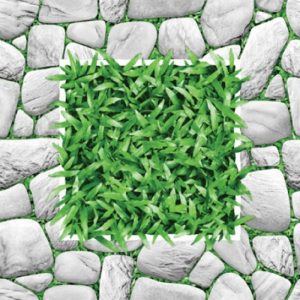 Gạch ốp lát sân vườn 40×40 giả cỏ Prime 2596