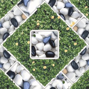 Gạch ốp lát sân vườn 40×40 giả cỏ Prime 9402