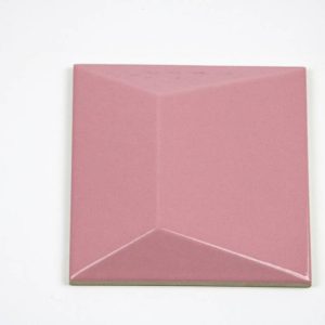 Gạch thẻ ốp tường nhập khẩu màu hồng 150*150mm L15004