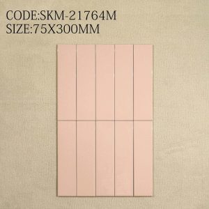 Gạch thẻ trang trí ốp tường 75x300mm màu trắng, ghi, đen, đỏ… 21764M