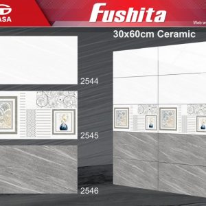 Gạch ốp lát 30×60 Tasa vân chảy màu ghi 2544-2545-2546