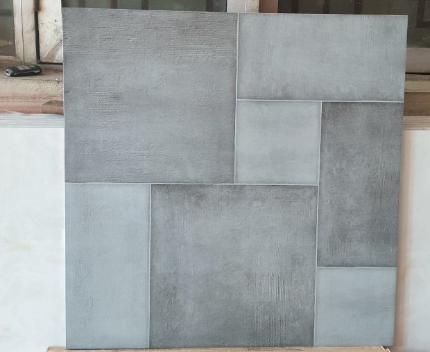 Gạch lát nền 60x60 TASA FUSHITA sân vườn màu ghi 5880