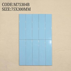 Gạch thẻ trang trí ốp tường 75x300mm màu trắng, ghi, đen, đỏ… 75312Z