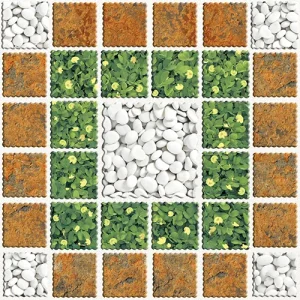 Gạch lát sân vườn 40x40 Prime 9238 vân giả cỏ