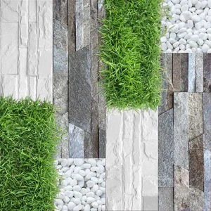 Gạch lát sân vườn 40x40 Prime 9264 vân giả cỏ