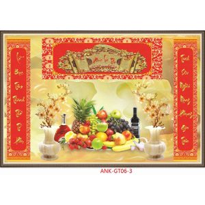 Gạch tranh kính trang trí 3D ANK-GT06-3