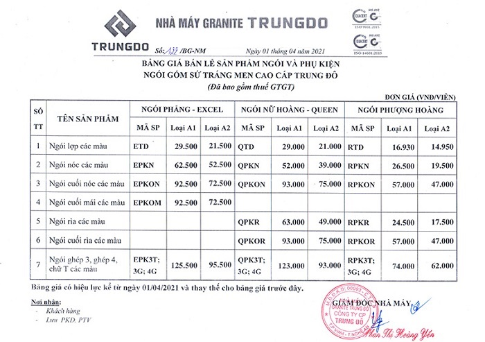 Ngói phẳng Trung Đô ETD-61 10 Ngói phẳng Trung Đô ETD-61 9