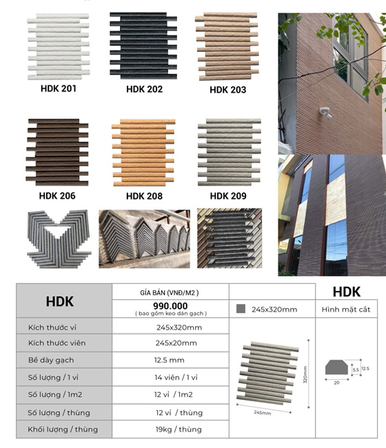 chung-7 Gạch Thẻ Trang Trí 245x320mm Việt Nam HDK05