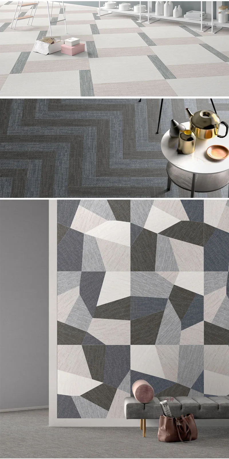 Gạch giả vải trang trí Vietceramics DIGITALART 3