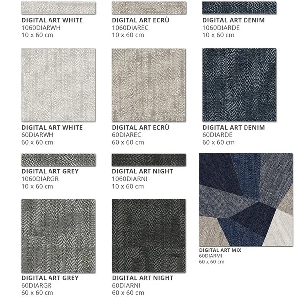 Gạch giả vải trang trí Vietceramics DIGITALART 1