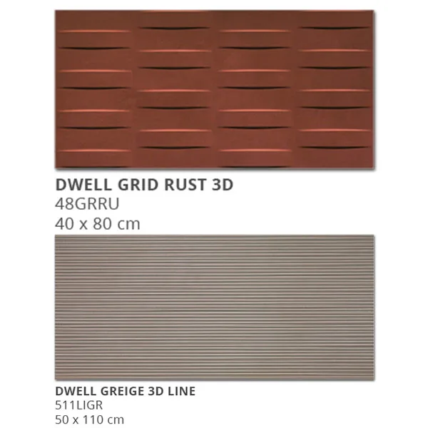 Gạch ốp tường 3D trang trí Vietceramics DWELL 1