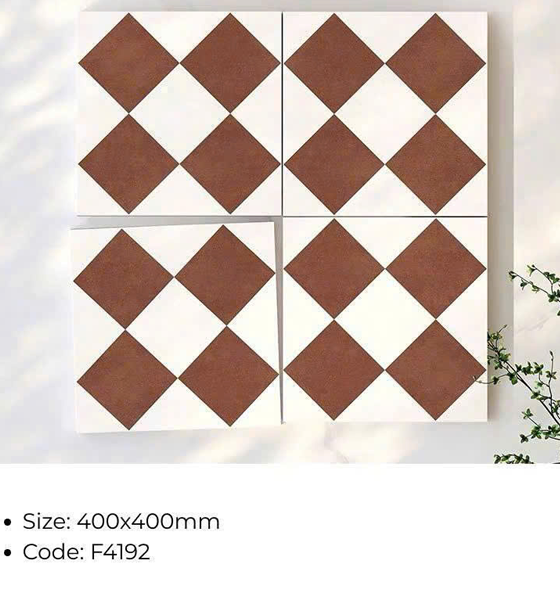 F4192-1 Gạch Trang Trí 40x40cm Trung Quốc F4137