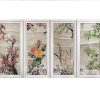 Gạch gốm sứ Bát Tràng phong thủy tùng cúc trúc mai HM93