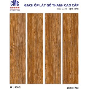 Gạch thẻ vân gỗ 15×80 CMC W158001