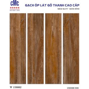 Gạch thẻ vân gỗ 15×80 CMC W158002