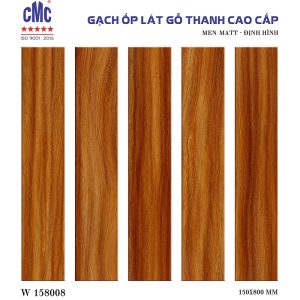 Gạch thẻ vân gỗ 15×80 CMC W158008