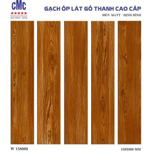 Gạch thẻ vân gỗ 15×80 CMC W158009