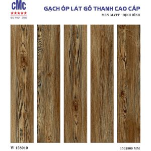 Gạch thẻ vân gỗ 15×80 CMC W158010