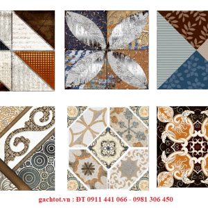 Gạch trang trí hoa văn 15×15 Prime 18007 (nhiều hoa văn)