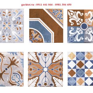 Gạch trang trí hoa văn 15×15 Prime 18008 (nhiều hoa văn)