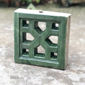 Gạch Thông Gió 20x20 Chữ Y Xanh Đồng