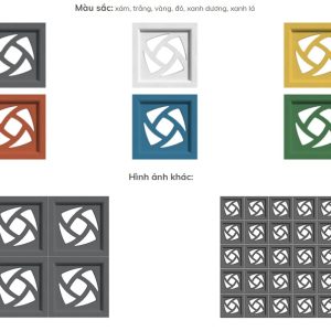 Gạch thông gió – Bông gió Secoin SVB22