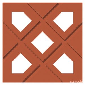 Gạch thông gió – Bông gió Secoin SVB25