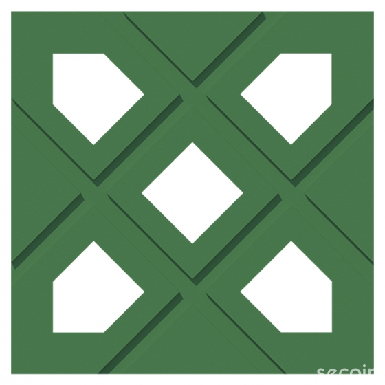 Gạch thông gió – Bông gió Secoin SVB25
