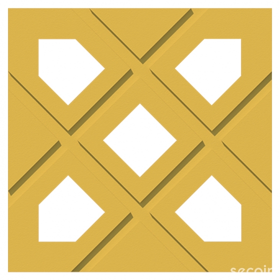Gạch thông gió – Bông gió Secoin SVB25
