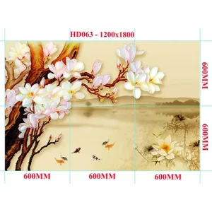 Gạch tranh trang trí HD 020 (1200x1800mm)