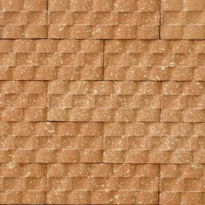 Gạch gốm trang trí mắt xích bông đỏ HM-143