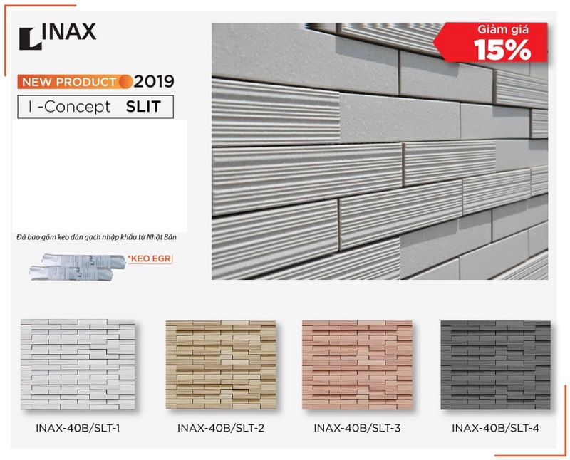 inax-40bslt-2 Gạch ốp tường trang trí INAX-40B-SLT-4
