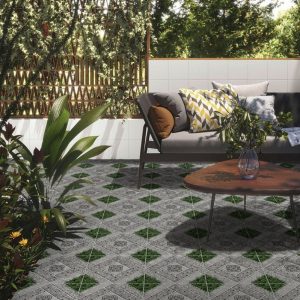 Gạch ốp lát sân vườn ngoài trời Prime 50×50 cỏ sỏi 674