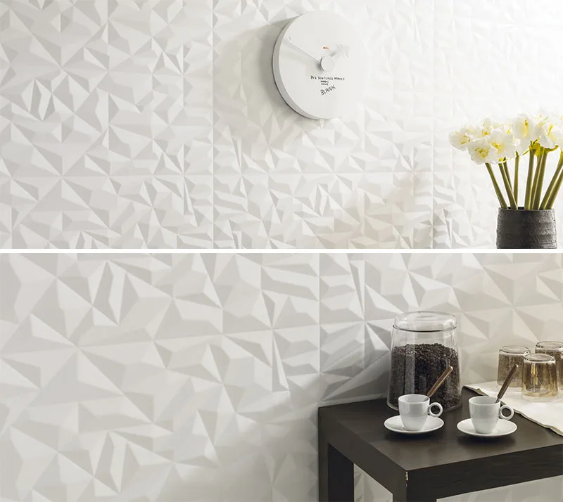 Gạch ốp tường 3D trang trí Vietceramics PRISMA 4 Gạch ốp tường 3D trang trí Vietceramics PRISMA 3