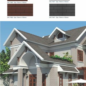 Gạch trang trí Việt Nhật 70×195 mm SHC 7206