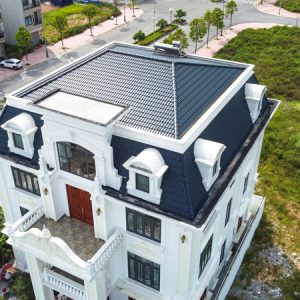 Ngói sóng Nhật Bản màu xanh cửu long SHINKO SH07