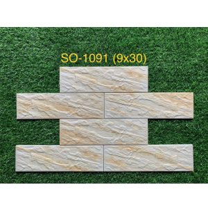 Gạch thẻ ngoại thất KT 9x30cm SO-802