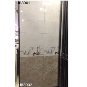 Gạch ốp tường Viglacera 30×60 vân đá vàng nâu UB3901-3902