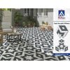 Gạch lục giác sân vườn Takao xám trắng TK1668
