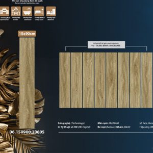 Gạch Giả Gỗ 15x90 Prime 20605