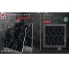 Gạch ốp lát Nice 80x80cm vân đá đen chớp vàng 6200