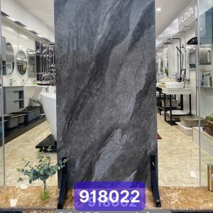 Gạch Ốp Lát 90x180cm Trung Quốc màu vân đá đen vân trắng nhạt 918022