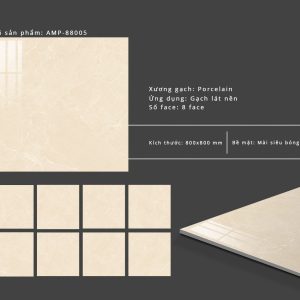 Gạch lát nền Grand Ceramic 80x80 AMP 88005