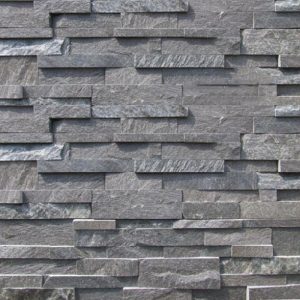 Đá ghép xanh tự nhiên ốp trang trí sân cổng tường rào DG-002G