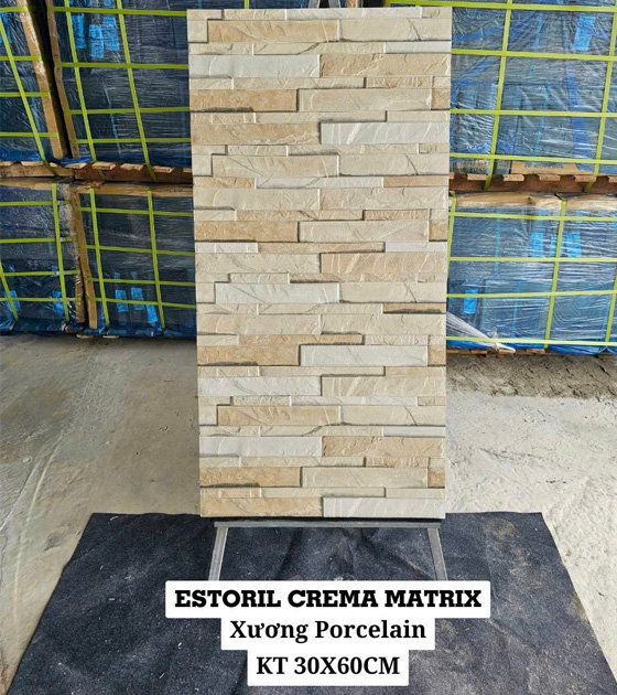 Gạch Ốp Lát 30x60cm Ấn Độ ESTORIL CREMA MATRIX