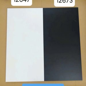 Gạch Ốp Lát 60x120cm Trung Quốc màu đen trắng men mờ 12673 – 12647
