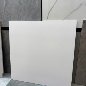 Gạch Ốp Lát trắng trơn men mờ 80x80cm Trung Quốc 82082