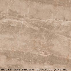Gạch Ốp Lát 100x100cm Ấn Độ Rockstone Brown