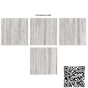 Gạch Ốp Lát 160x160 Ấn Độ Travertino Ash