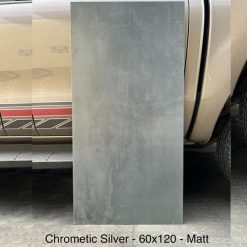 Gạch Ốp Lát 60x120 Ấn Độ Chrometic Silver